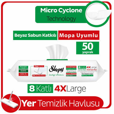 Sleepy Mop Towel 50Ct
