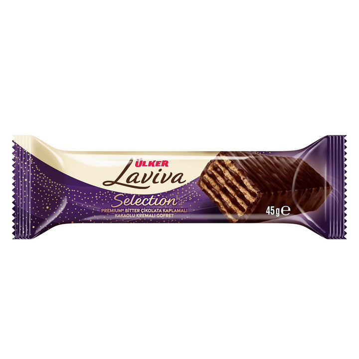 Ülker Laviva Selection Bitter Wafer Bar 45G