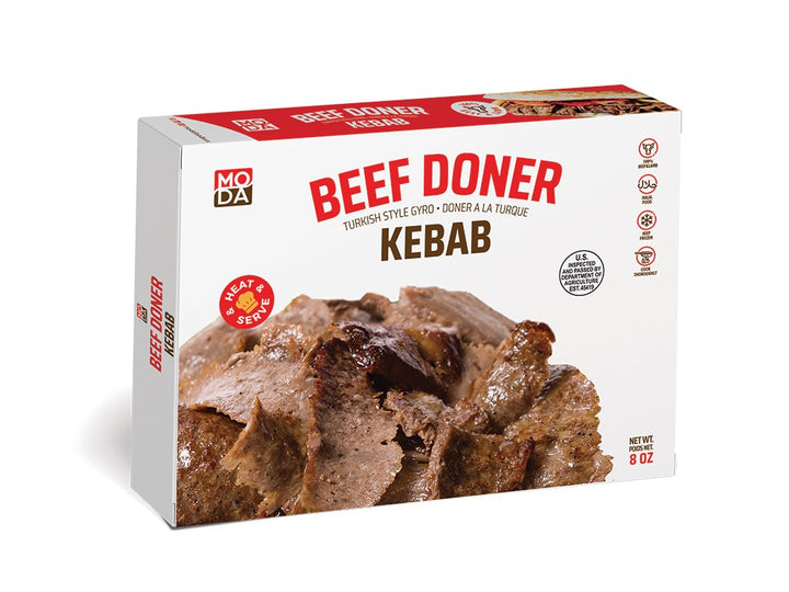 Moda Döner, Dana Eti, Pişmiş, Dilimlenmiş, Perakende, 8oz (226g)