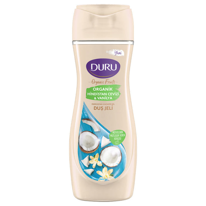 Duru Organik Meyveli Hindistan Cevizi ve Vanilya Duş Jeli 450 Ml
