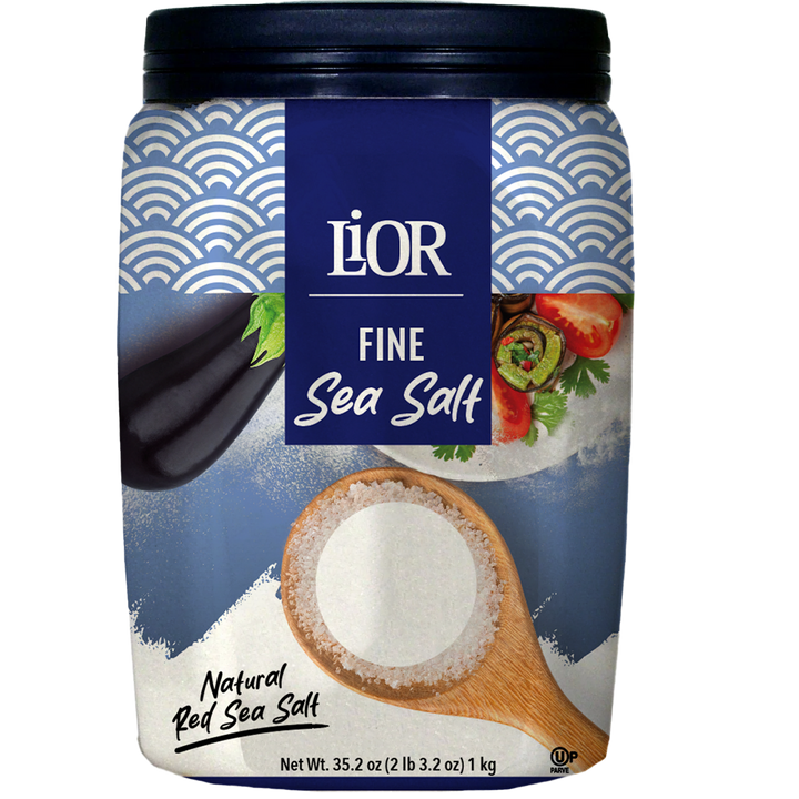 Fine Sea Salt | Chefs Jar | 35.2 oz (2.2 lbs) | LiOR