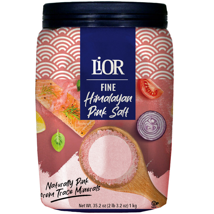 Fine Himalayan Pink Salt | Chefs Jar | 35.2 oz (2.2 lbs) | LiOR