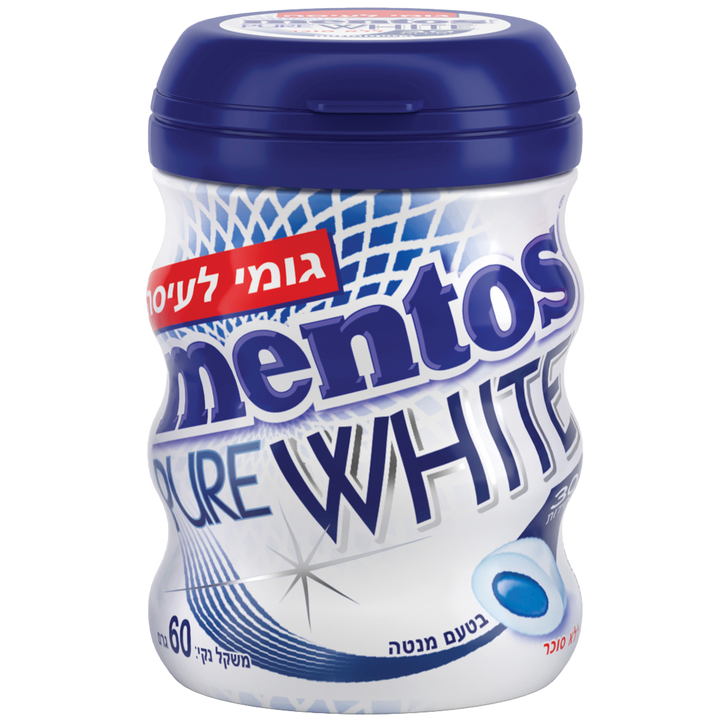 Mentos Sakız | Saf Beyaz Nane | 60 g