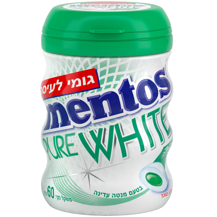 Mentos Sakız | Saf Beyaz Nane | 60 g