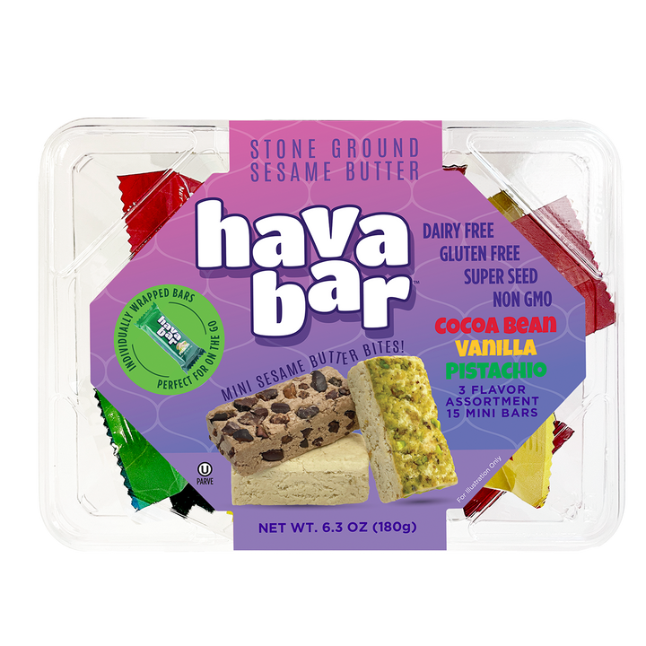 Mini Susam Ezmesi Lokmaları | Helva | 15'li Tepsi | Hava Bar