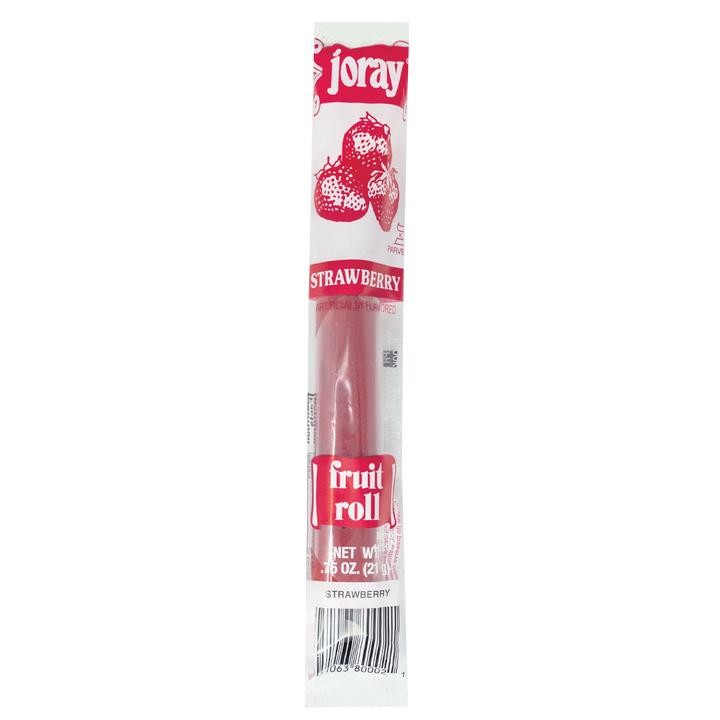 Strawberry Fruit Rolls | Real Fruit | .75 oz | Joray