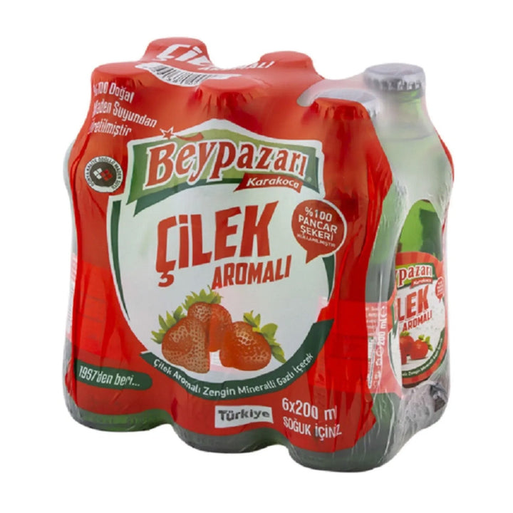 Beypazarı Çilekli Maden Suyu 6*200Ml