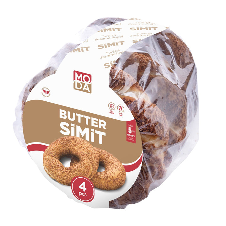 Moda Tereyağlı Simit, Par-Baked, 4 adet