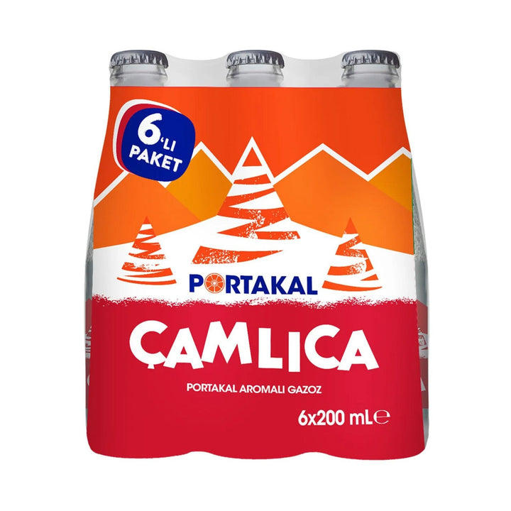 Çamlıca Soda Portakal 6*200Ml