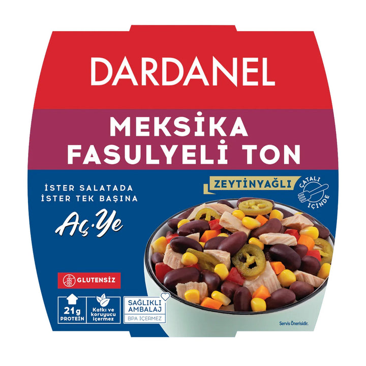 Dardanel Ton Balıklı Salata ve Meksika Fasulyesi 160