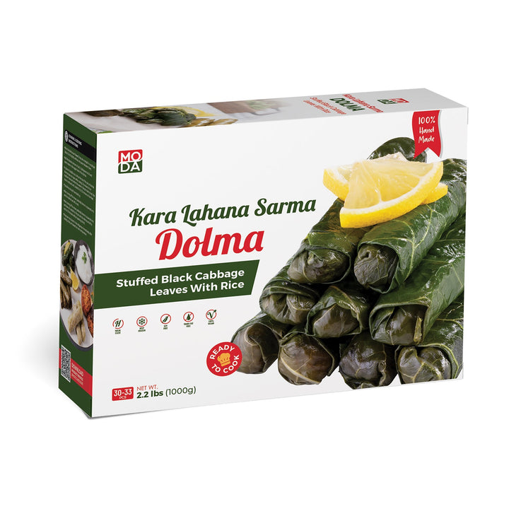 Moda Siyah Lahana Yaprakları ve Pirinç, Pişmemiş, 35.2oz (1000g)