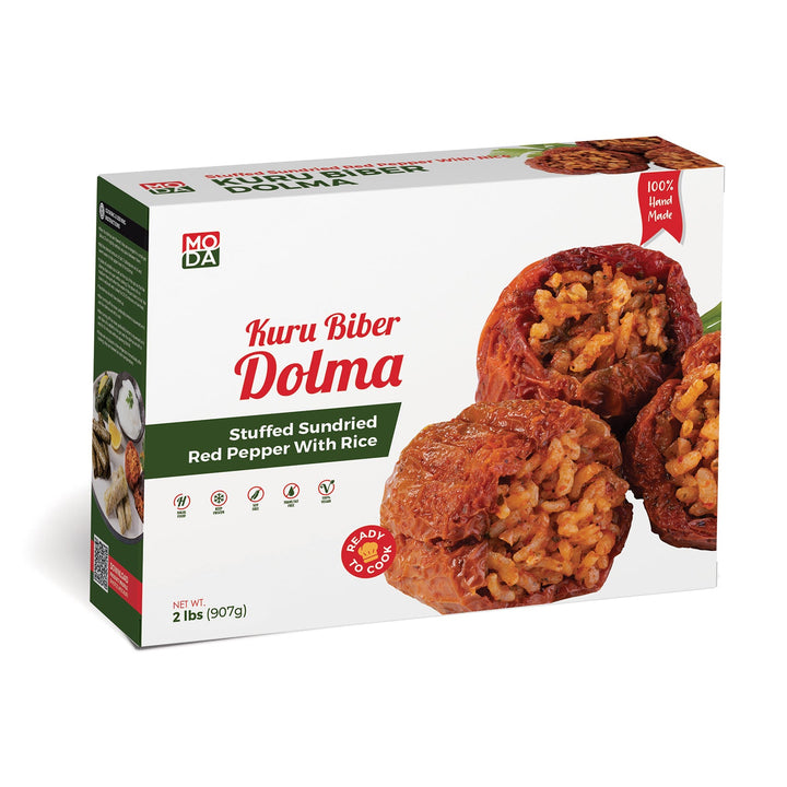 Moda Dolma, Kurutulmuş Kırmızı Biberli Pilav, Pişmemiş, 2 lbs (907g)
