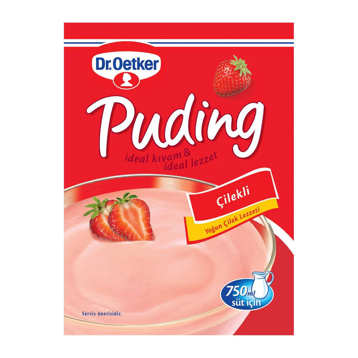 Dr.Oetker Puding Çilekli 120Gr