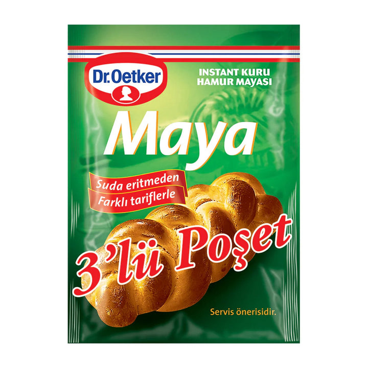 Dr.Oetker Kuru Maya 3'lü Paket 30G