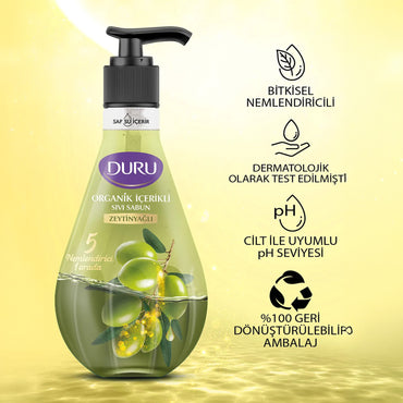 Duru Zeytin Sıvı Sabunu 500Ml