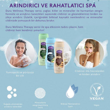 Duru Wellness Therapy Avokado ve Beyaz Kil 450 Ml
