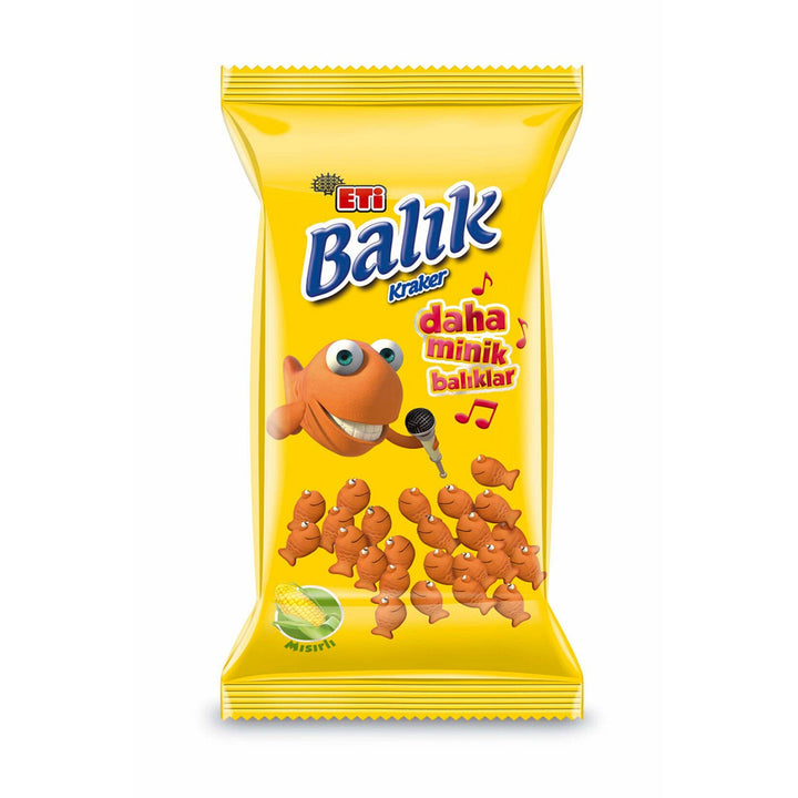 Eti Balık Kraker Mısır 40G