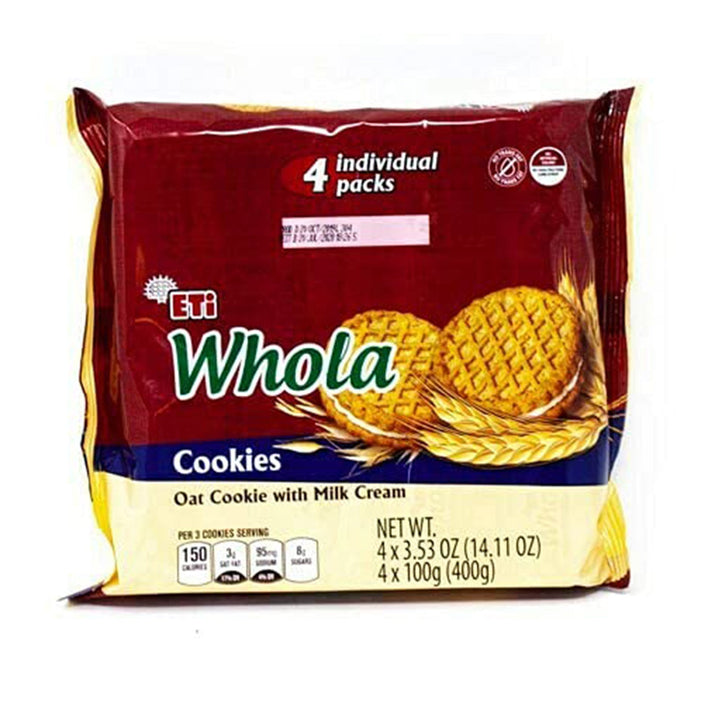 Eti Whola Oat Biscuit&amp;Crm 400G