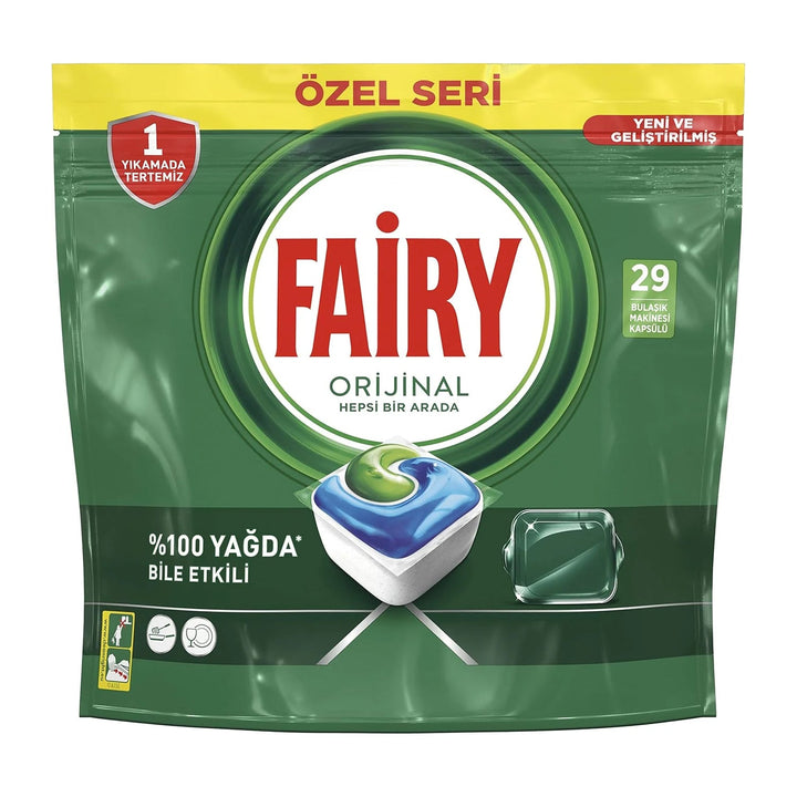 Fairy Bulaşık Makinesi Tableti 29 Adet
