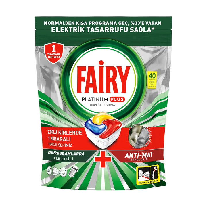 Fairy Bulaşık Makinesi Tableti 40 Adet