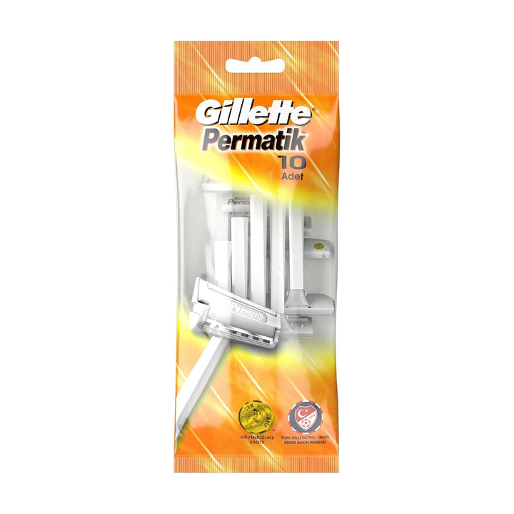 Gillette Permatik Razor 10 Pc