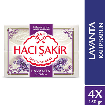 Hacısakir Sabun Lavanta 4*150G