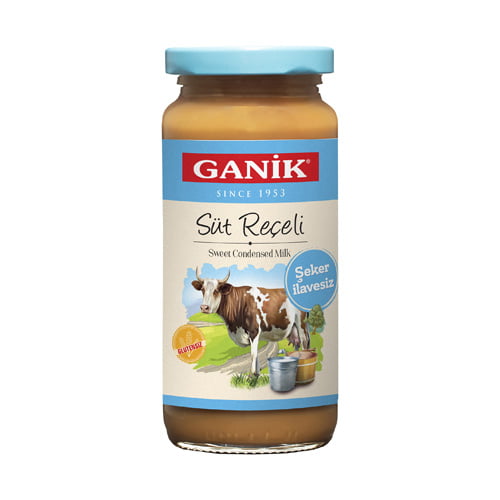 Ganik Cam Kavanoz Seker Ilavesiz Sut Receli 270g