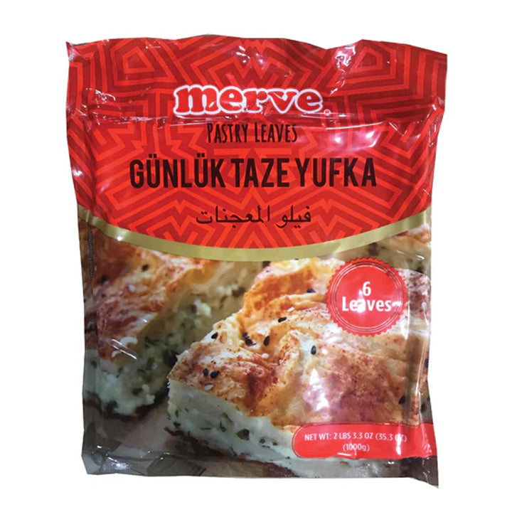 Merve Yufka Kare 1Kg - 6 Adet