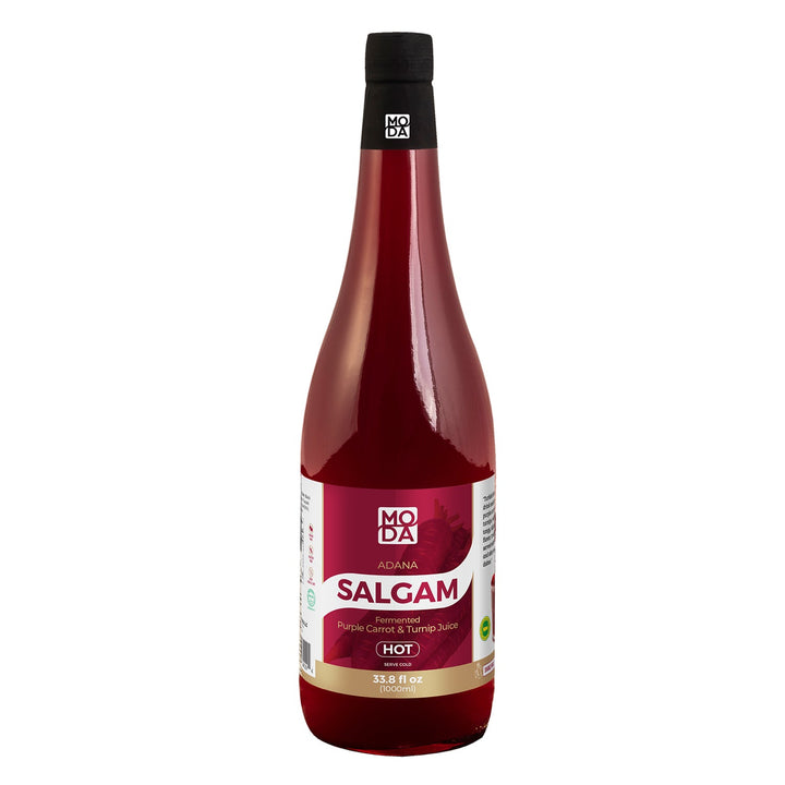 Moda Salgam (Fermente Mor Havuç ve Şalgam Suyu), Sıcak, Cam, 33,8 fl oz (1000 ml)