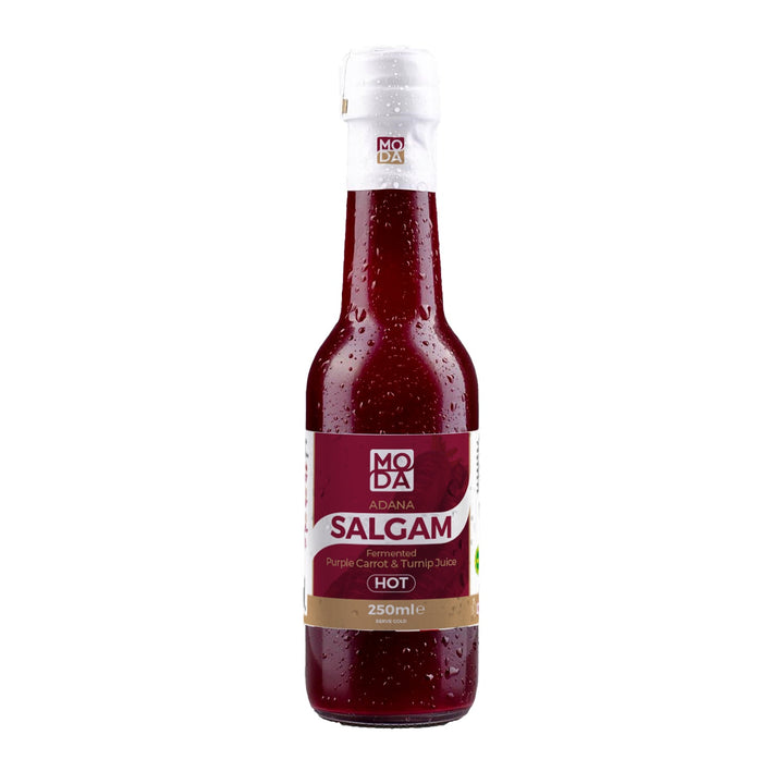 Moda Salgam (Fermente Mor Havuç ve Şalgam Suyu), Sıcak, Cam, 8.45 fl oz (250 ml)