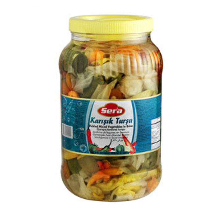 Sera Karışık Turşu 3 Kg Plastik