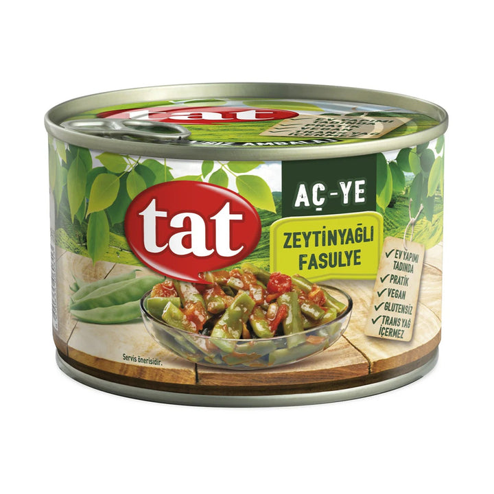 Tat Yeşil Fasulye Yağda 380 G