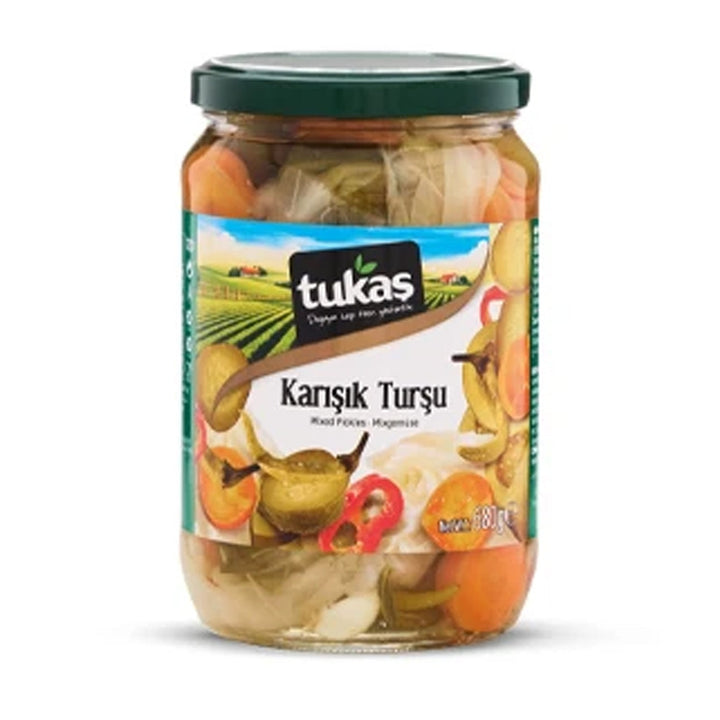 Tukas Karışık Turşu 680G Kavanoz