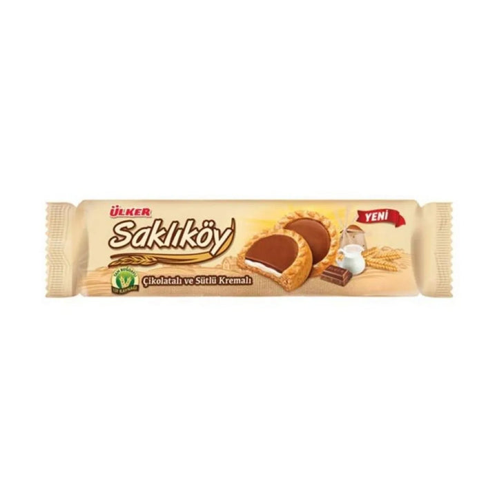 Ülker Saklıkoy Sütlü Çikolatalı Bisküvi 100G