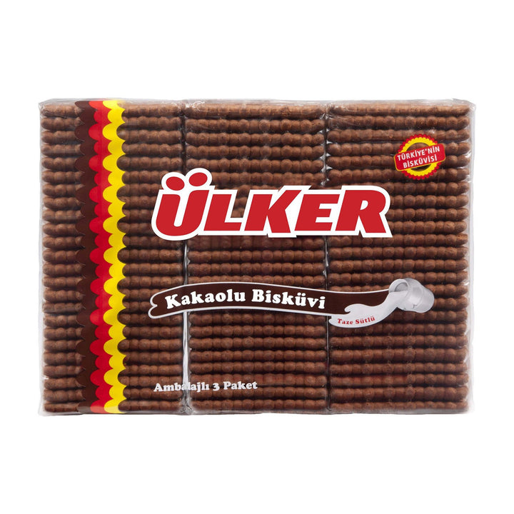 Ülker Çay Bisküvi Kakao 3'lü Paket 450G
