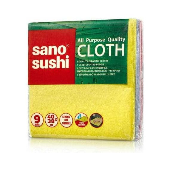 Çok Amaçlı Kaliteli Temizlik Bezi | 9 Adet | sano