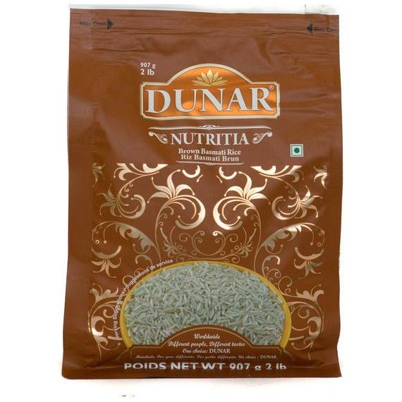 Kahverengi Basmati Pirinç | 2 lbs | Dunar