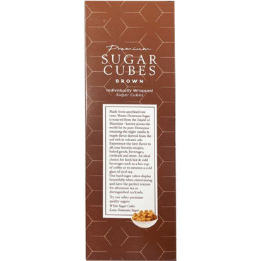 Esmer Şeker/Demerara Küpleri | Tek Tek Paketlenmiş | 17,6 oz | Shams