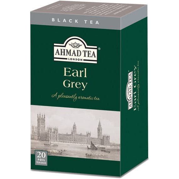 Earl Grey - Siyah Çay | 20'lik Çay Poşeti | Ahmad Tea