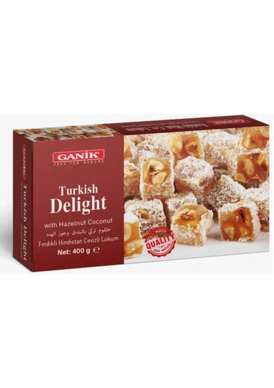 400 GR ÇİFTE KAVRULMUŞ FINDIKLI HİNDİSTAN CEVİZLİ LOKUM