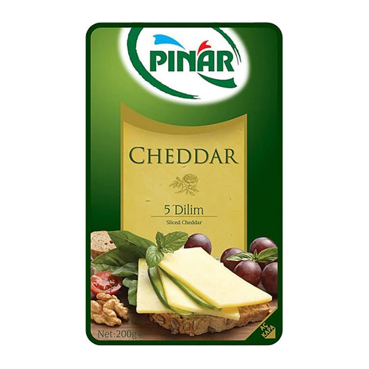 Pınar Cheddar Dilimlenmiş 200G