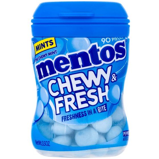 Mentos Sakız | Çiğnenebilir Taze Nane | 90 adet