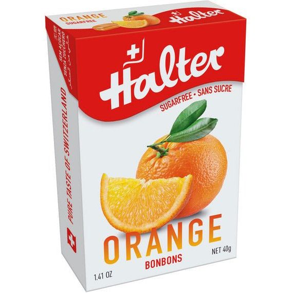 Portakal Bonbonları | Şekersiz | 1,41 oz | Halter
