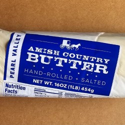 Amish Country Butter Hand Rolled Salted 454g