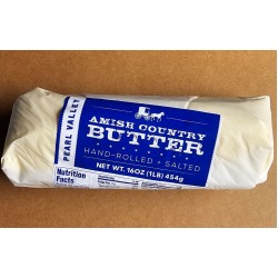 Amish Country Butter Hand Rolled Salted 454g