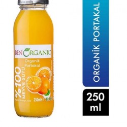 Ben Organik %100 Orange Juice 250ml