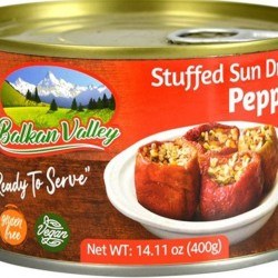 Balkan Valley Stuffed Sun Dried Pepper 400g