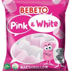 Bebeto Marshmallow Pink&white 275g