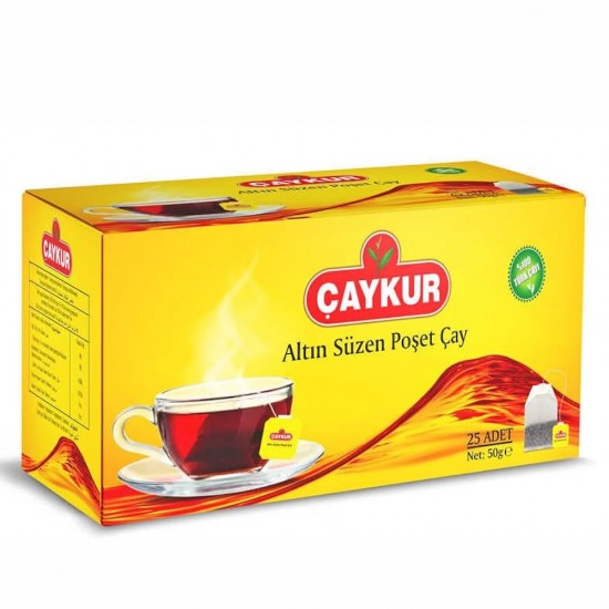 Caykur Altin Süzen Poset Çay 25adet 50g