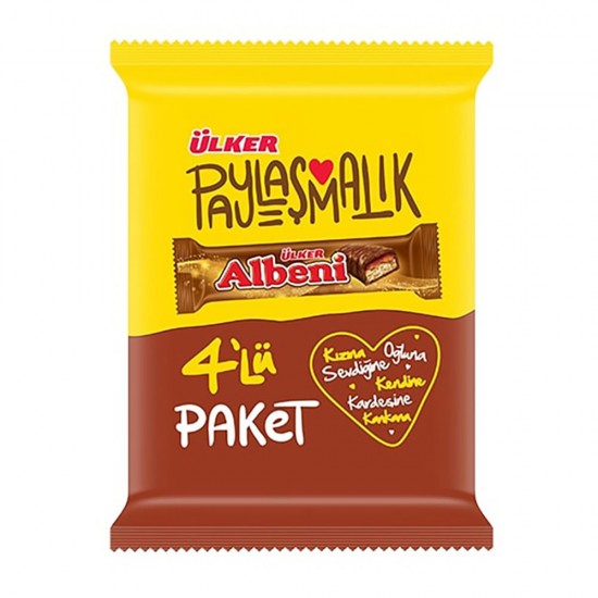 Ülker Paylasmalik Albeni 4 lü Paket 160g